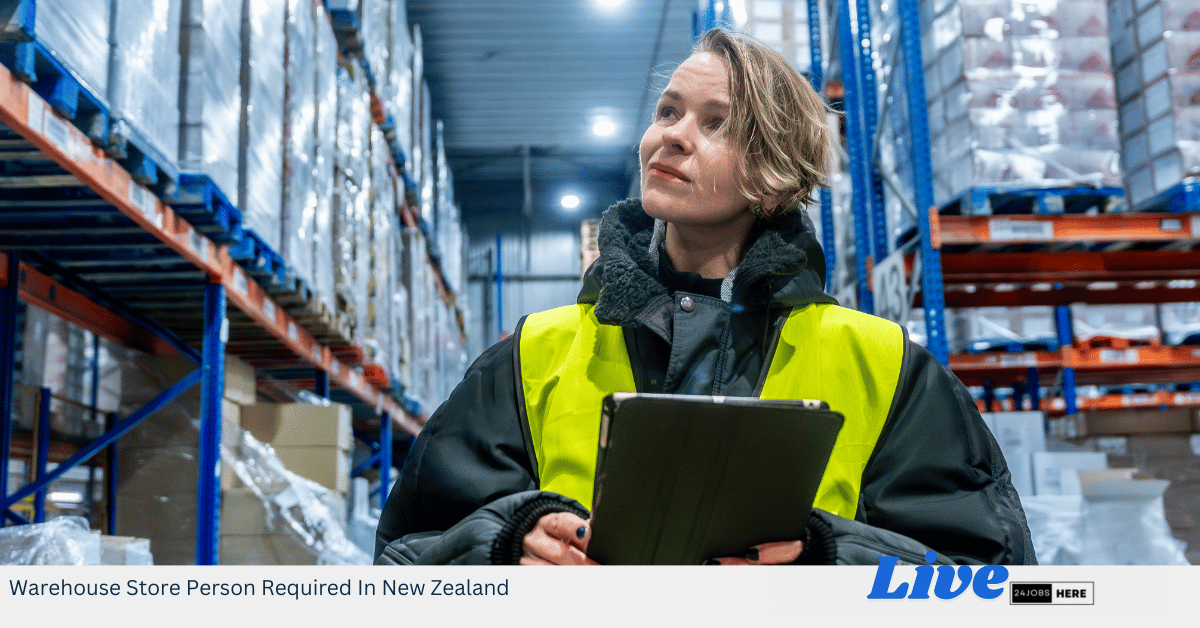 Warehouse Store Person Required In New Zealand