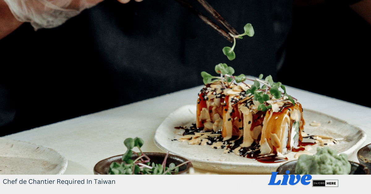 Chef de Chantier Required In Taiwan