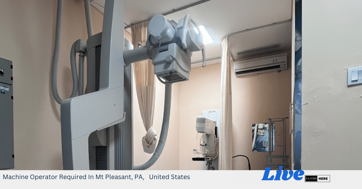 Machine Operator Required In Mt Pleasant, PA, United States