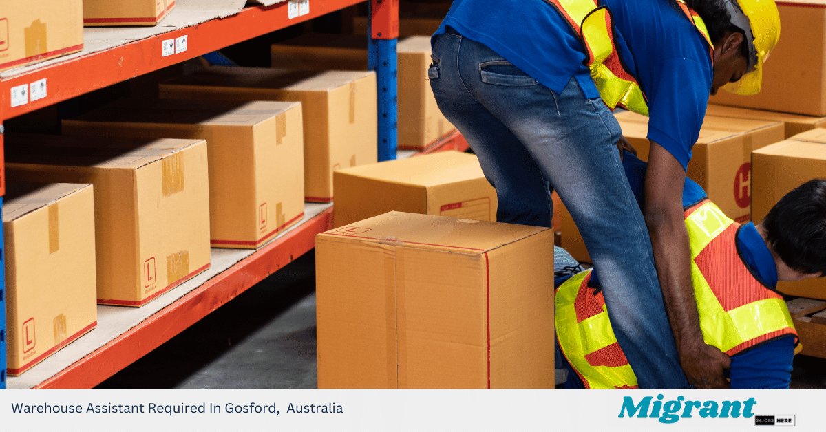 Warehouse Assistant Required In Gosford, Australia