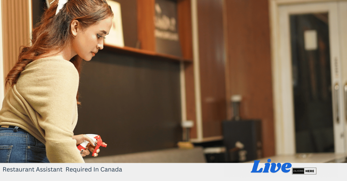 Restaurant Assistant Required In Canada