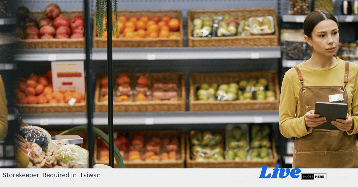 Storekeeper Required In Taiwan