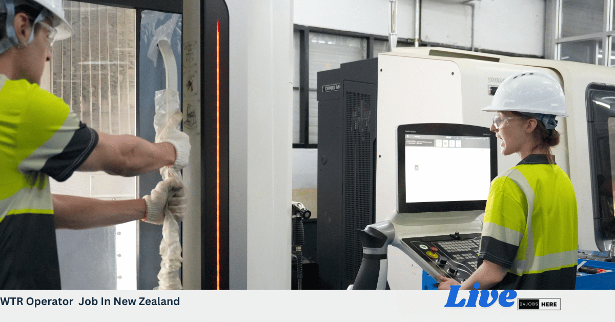 WTR Operator Job In New Zealand