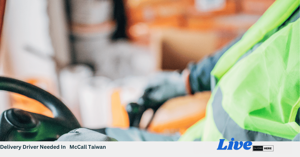 Delivery Driver Needed In McCall Taiwan
