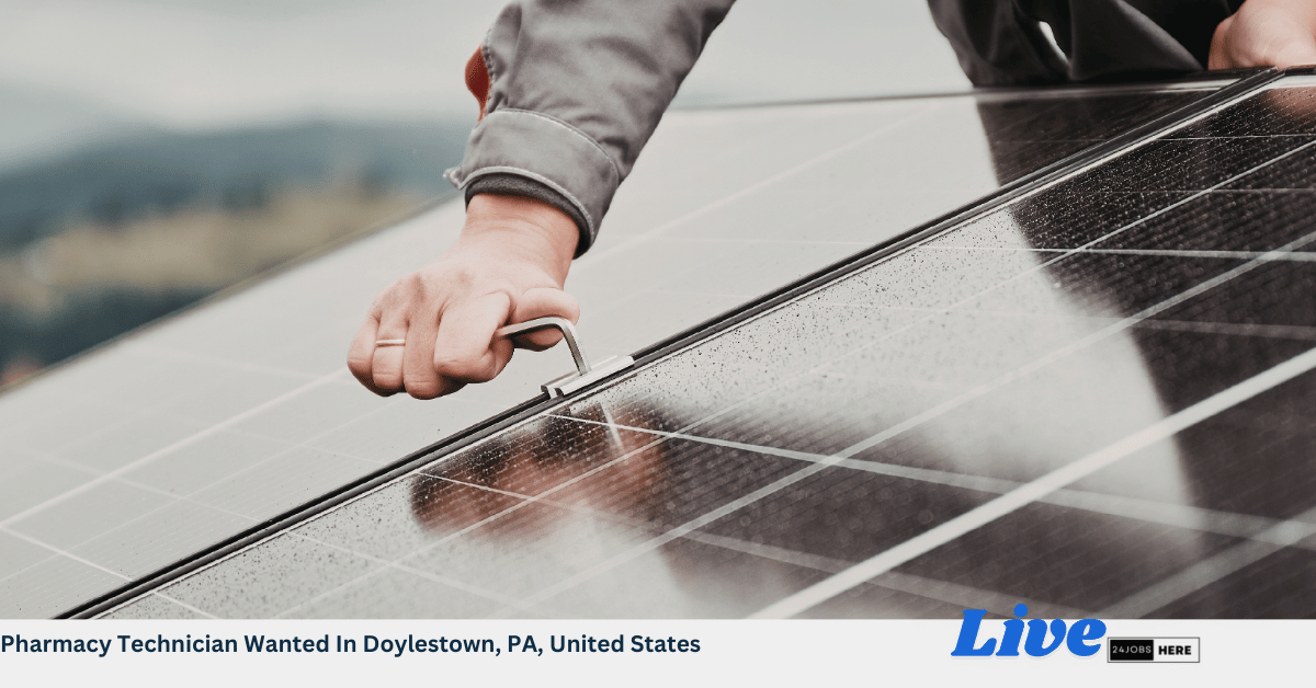 Pharmacy Technician Wanted In Doylestown, PA, United States